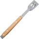 Kit 5 Pegadores de Churrasco Inox 40cm Restaurante Churrascaria Grelha Cabo Madeira