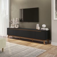 Rack Kappesberg 3 Portas Preto Fosco 218cm