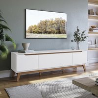 Rack Kappesberg 3 Portas Branco 180cm