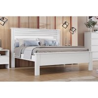 Cama de Casal Verona Plus Neve - Novo Horizonte