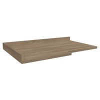 Tampo de Cozinha Modulado p/ Balcão Canto Reto Ciela E611 98cm Nogueira - Kappesberg