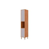 Paneleiro de Cozinha Esplêndida c/ 2 Portas 37cm Cinamomo/Platina - MGM