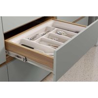 Cozinha Modulada Nesher Rainha Gourmet 6 Peças (3Aéreos+2Balcões+1Paneleiro) C6P01 Nature/Verde-Nesher