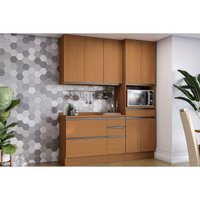 Kit de Cozinha Completa 4 Peças Maxxi (1Aéreo+1Balcão+1Paneleiro+1Complemento) C4P163 Canela - Kappesberg