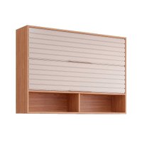 Armário Aéreo Cozinha Modulado Esplendida c/ 2 Portas Basculantes 120cm Freijo/Off White - MGM