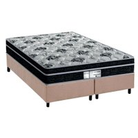 Conjunto Box Queen: Colchão Molas Probel Prolastic Born + Base CRC Suede Clean(158x198)