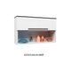 Kit Cozinha Modulada 5 Peças Manhattan (2 Aéreos + 2 Balcões + 1 Tampo p/ Cooktop 5 Bocas) C5P157 Branco - Herval