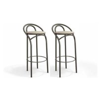 Banqueta de Cozinha Dublin 1B706 Kit 2 Un Bronze/Nude 16 - Kappesberg