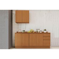 Cozinha Completa Ciela 5 Peças (1Aéreo+2Balcões+2Complementos) C5P118 Canela - Kappesberg