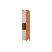 Paneleiro de Cozinha Esplêndida c/ 2 Portas 37cm Cinamomo/Off White - MGM