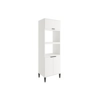 Torre Quente de Cozinha Paneleiro Alpha 2511 c/ 2 Fornos 3 Portas 70cm Branco - Carraro