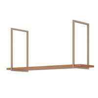 Prateleira Decorativa Sala Estar Suspensa Esplêndida 125cm Cinamomo - MGM
