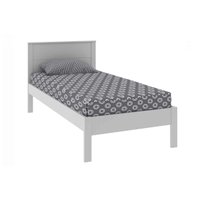 Cama Solteiro CM8004 Branco - Tecno Mobili