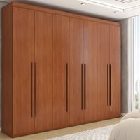 Guarda-Roupa Casal Débora 7 Portas 6 Gavetas Cinamomo - Panorama Móveis