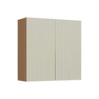 Módulo Cozinha Nesher Simone Mendes Armário Simone Mendes c/ 2 Portas 80cm Carvalho/Cinza-Nesher