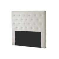 Painel de Cama Box Estofada Solteiro Hampton Suede Bege - Probel