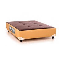 Colchão PET Cachorro / Gato Grande Castorpet Bed Marrom/Bege (100x80 (Marrom/Bege)) - Castor