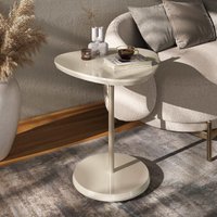 Mesa Lateral Apoio MDF 45cm Multimóveis CR45302 Off White