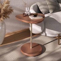 Mesa Lateral Apoio MDF 45cm Multimóveis CR45302 Terracota Mesa Lateral Apoio MDF 45cm Multimóveis CR45302 Terracota