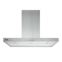 Coifa e Depurador de Ilha EOS 90cm Chef Gourmet em Inox Tipo T ECO90IT 110V