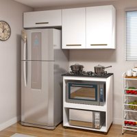Cozinha Compacta Angra 3 Portas Branco - Panorama Móveis