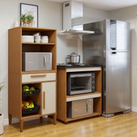 Cozinha Compacta Vila Velha 1 Porta 1 Gaveta Nature - Panorama Móveis