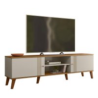 Rack Bancada Para TV 75 Pol 180 cm Denv Off White Nature PLLA