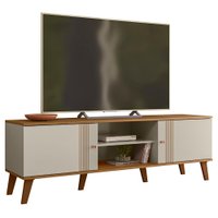 Rack Bancada Para TV 65 Pol 160 cm Denv Off White Nature PLLA