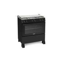 Fogão Itatiaia Star New Piso 5 Bocas Preto Bivolt 3700000361