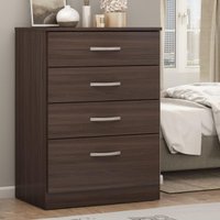 Cômoda com 4 Gavetas 63cm Multimóveis CR35290 Café Touch