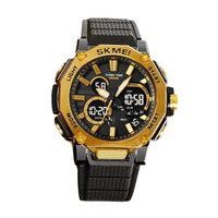 Relógio Masculino Relógio Skmei AnaDigi 2219GD Preto e Dourado
