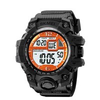 Relógio Masculino Relógio Skmei Digital 2245 Preto e Laranja