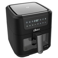Fritadeira Oster Air Fryer Digital Clear Visor Transparente 4.6L 110V OFRT970-127 -  Preto