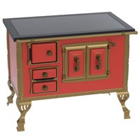 Fogao a Lenha Venax GII n 2 Colonial Premium Vermelho SD
