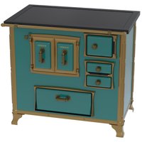 Fogao a Lenha Venax GII n 2 Renaissance Premium Turquesa SE