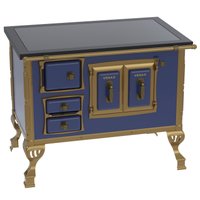 Fogao a Lenha Venax GII n 2 Colonial Premium Azul SD