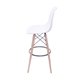 Banqueta OR-6619 em Polipropileno e Base de Madeira OR Design