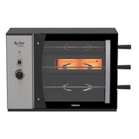 Churrasqueira a Gas Venax Top Chef Gourmet 3 Preto 220V