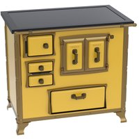 Fogao a Lenha Venax GII n 2 Renaissance Premium Amarelo SD