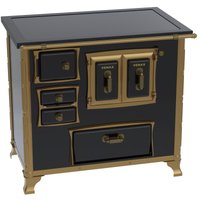 Fogao a Lenha Venax GII n 2 Renaissance Premium Preto SD