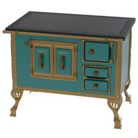 Fogao a Lenha Venax GII n 2 Colonial Premium Turquesa SE