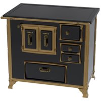 Fogao a Lenha Venax GII n 2 Renaissance Premium Preto SE