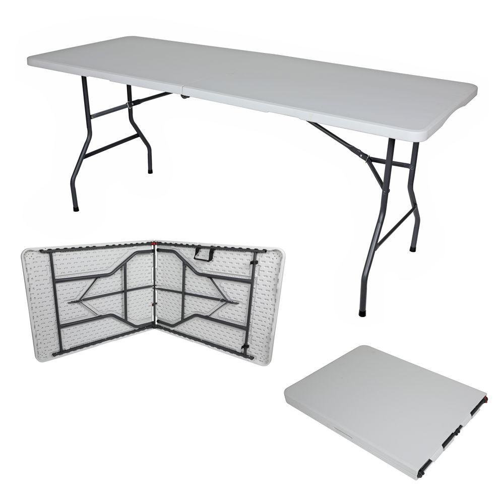 Mesa Dobrável Gallant Vira Maleta Portátil 1,80m com Alça (GMD22A01A-BR)