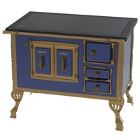 Fogao a Lenha Venax GII n 2 Colonial Premium Azul SE