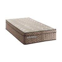 Colchão Solteiro Molas Ensacadas MasterPocket Safira Uniface Rustico Bege (88x188x30) - Paropas