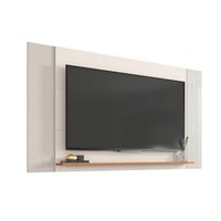 Painel Home p/ TV até 65 Pol Modrian Extensível c/ Prateleira 136 à 180cm Off White Mr/Freijo - Caemmun