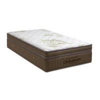 Colchão Solteiro Espuma Viscoelástico Visco Gel Molas Ensacadas SuperPocket Gold Ultra OrtoPillow (78x188x32) - Ortobom