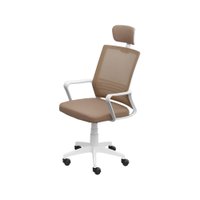 Cadeira Office OR-3334 Alta com Base Cromada e Rodízio OR Design