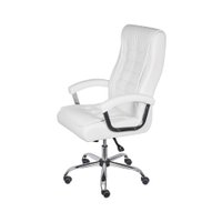 Cadeira Office OR-3321 com Molas Revest PU Rodízio OR Design - Preto