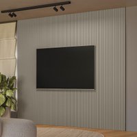 Painel para TV Até 85 Polegadas Ripado Gris Fosco 810010152 - Linea Brasil
